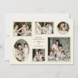 Weihnachtskarte mit Bildergalerie Einladung