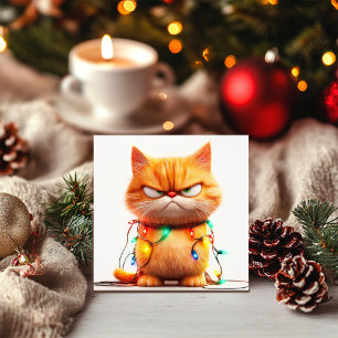 Weihnachtskarte mit dramatischer orangefarbener ge feiertagskarte