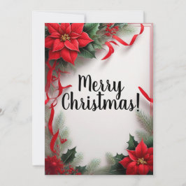 Weihnachtskarte mit Einzelbild Feiertagskarte