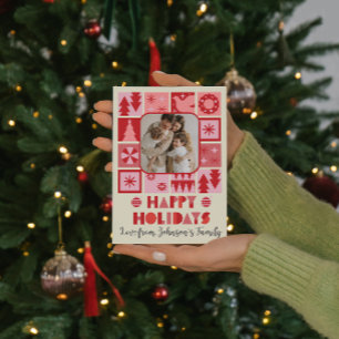 Weihnachtskarte mit individuellem Bild Postkarte