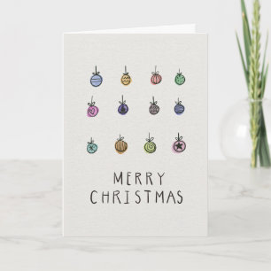 Weihnachtskarte mit Laune Feiertagskarte