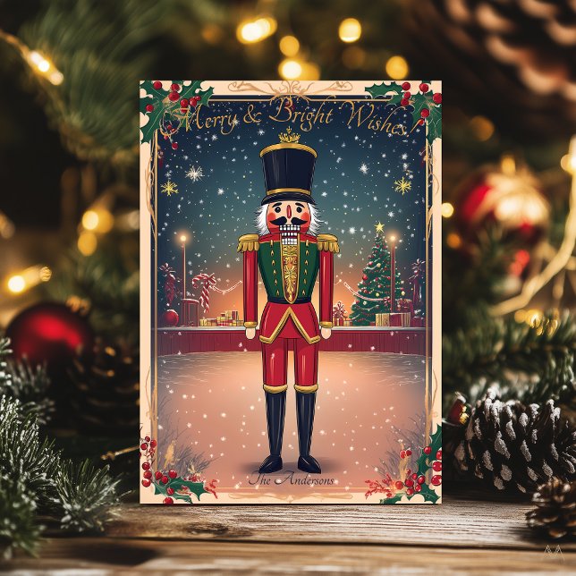 Weihnachtskarte mit Nutcracker Soldier Einladung (Von Creator hochgeladen)