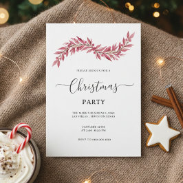 Weihnachtskarte mit schönem Weihnachten Einladung