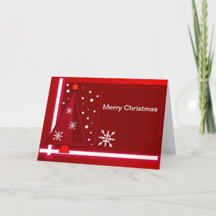 Weihnachtskarte mit Text Feiertagskarte
