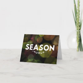 Weihnachtskarte mit ‘Tis The Season Blank Dankeskarte