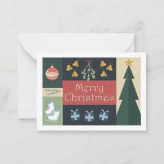 Weihnachtskarte Mitteilungskarte
