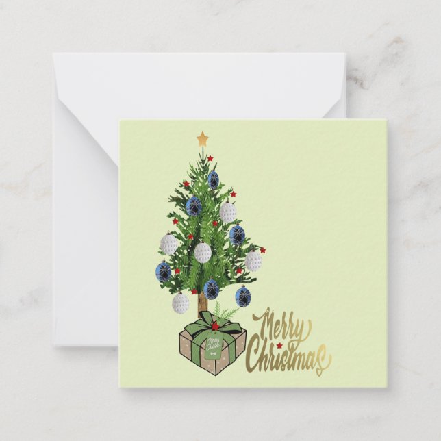 Weihnachtskarte Mitteilungskarte (Vorderseite)