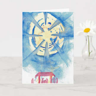 Weihnachtskarte Nativstar Karte