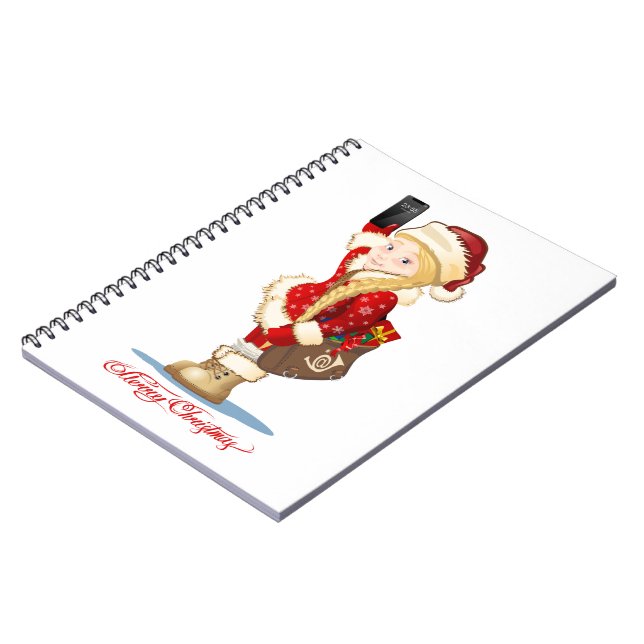Weihnachtskarte Notizblock (Linke Seite)