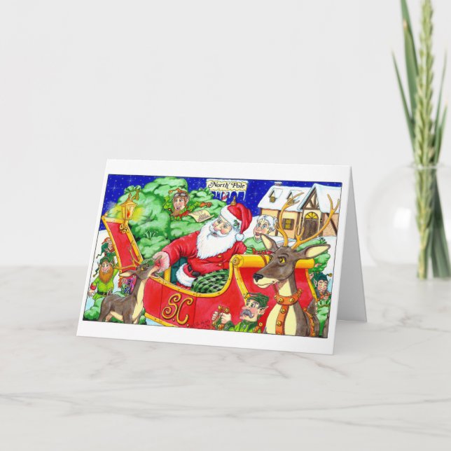 Weihnachtskarte Nr. 14 Feiertagskarte (Vorderseite)