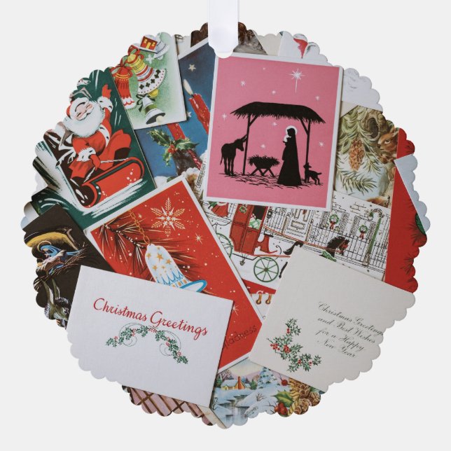 Weihnachtskarte Ornament Karte (Vorderseite)