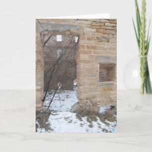 Weihnachtskarte "Oxford Mill Eintritt" Karte