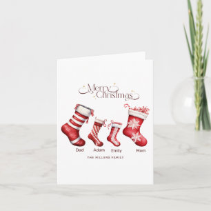 Weihnachtskarte Personalisiert Frohe Weihnachten