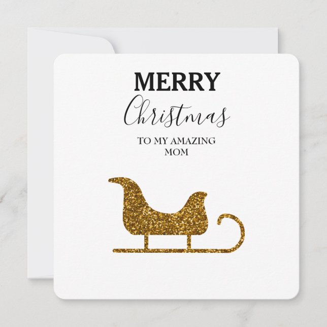 Weihnachtskarte Phantastische Mama - Weihnachtslie (Vorderseite)