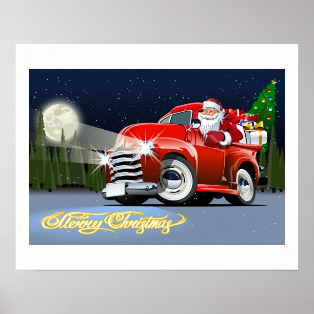 Weihnachtskarte Poster (Vorne)