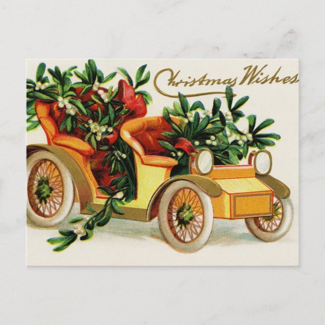 Weihnachtskarte Postkarte (Vorderseite)