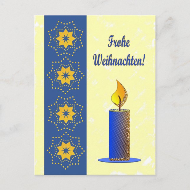 Weihnachtskarte Postkarte (Vorderseite)
