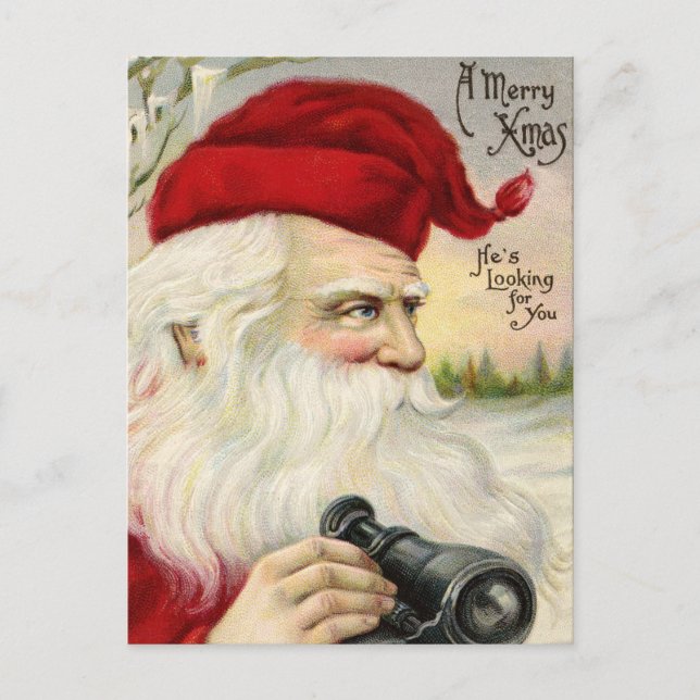 Weihnachtskarte Postkarte (Vorderseite)