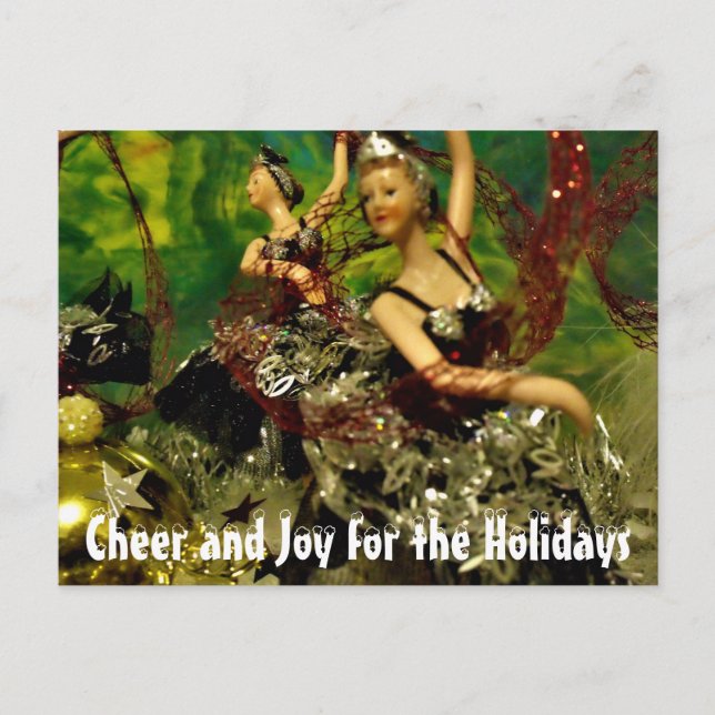 Weihnachtskarte Postkarte (Vorderseite)