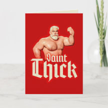 Weihnachtskarte Saint Thick