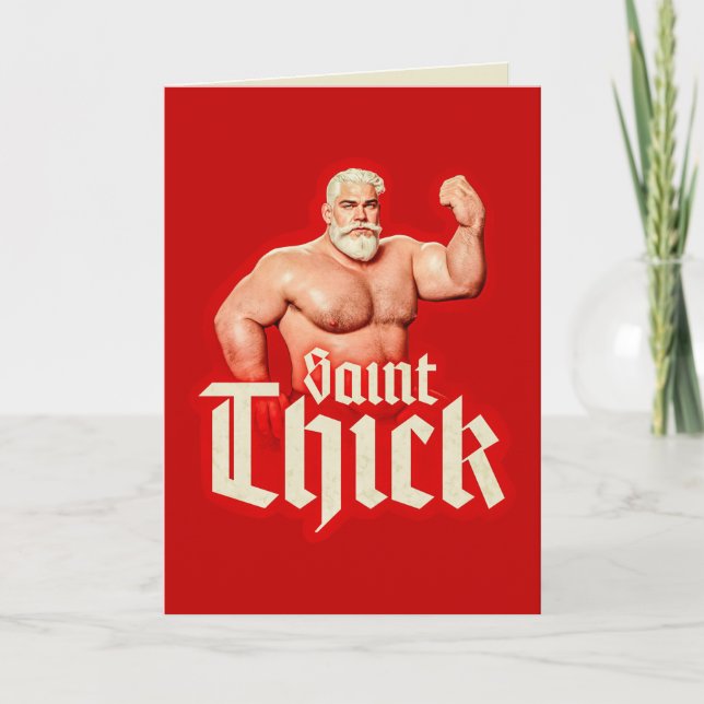 Weihnachtskarte Saint Thick Karte (Vorderseite)