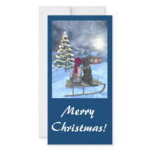 Weihnachtskarte sehen