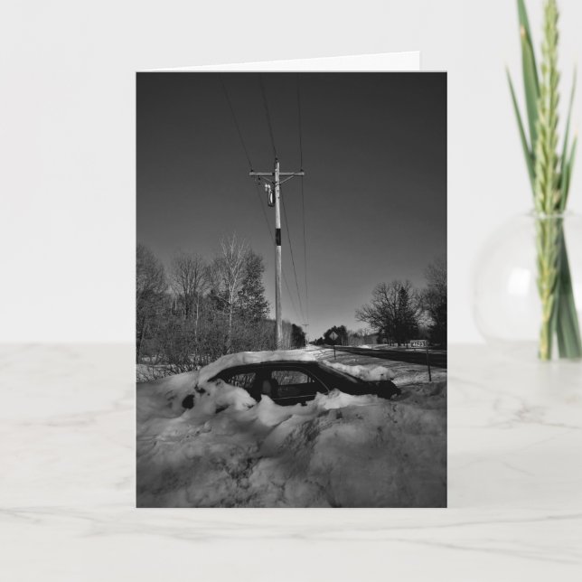 Weihnachtskarte "Snowbound" Karte (Vorderseite)
