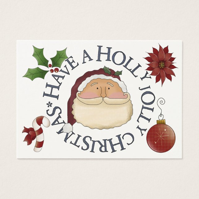 Weihnachtskarte / Tag (Vorderseite)