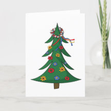 Weihnachtskarte - Ukrainischer Vinok