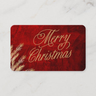 Weihnachtskarte Visitenkarte