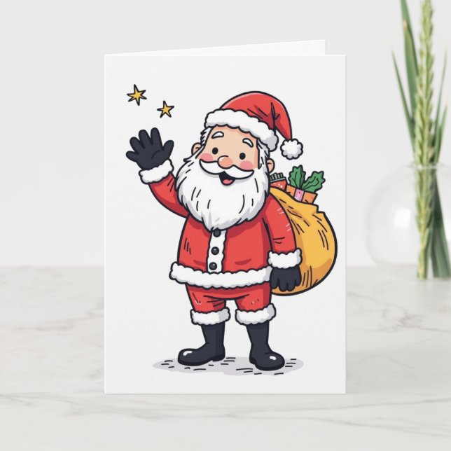 Weihnachtskarte wachsen - Blank im Urlaub Karte (Vorderseite)