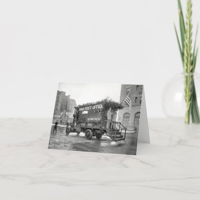Weihnachtskarte WASHINGTON DC POST 1919 Feiertagskarte (Vorderseite)