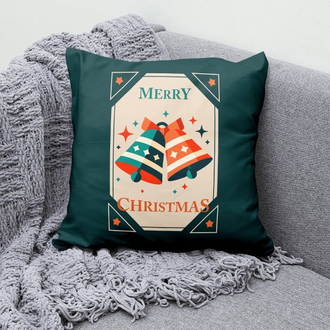 Weihnachtskarte - Weihnachtsklingeln und Sterne Kissen (Von Creator hochgeladen)