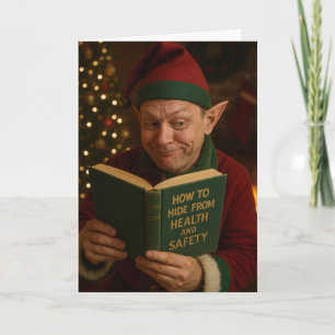 Weihnachtskarte 'Wie man sich vor Gesundheit und S Karte
