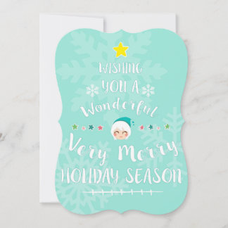 Weihnachtskarten-12x18 Feiertagskarte