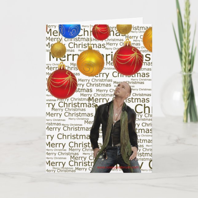 Weihnachtskarten 2010 Luke Goss Feiertagskarte (Vorderseite)