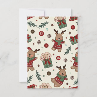 Weihnachtskarten Dankeskarte