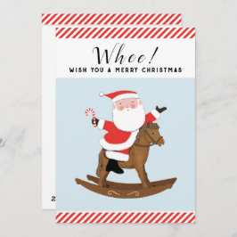 Weihnachtskarten der Reittiere Feiertagskarte