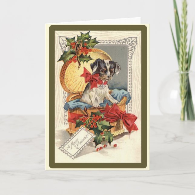 Weihnachtskarten Feiertagskarte (Vorderseite)