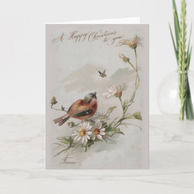 Weihnachtskarten Feiertagskarte (Vorderseite)