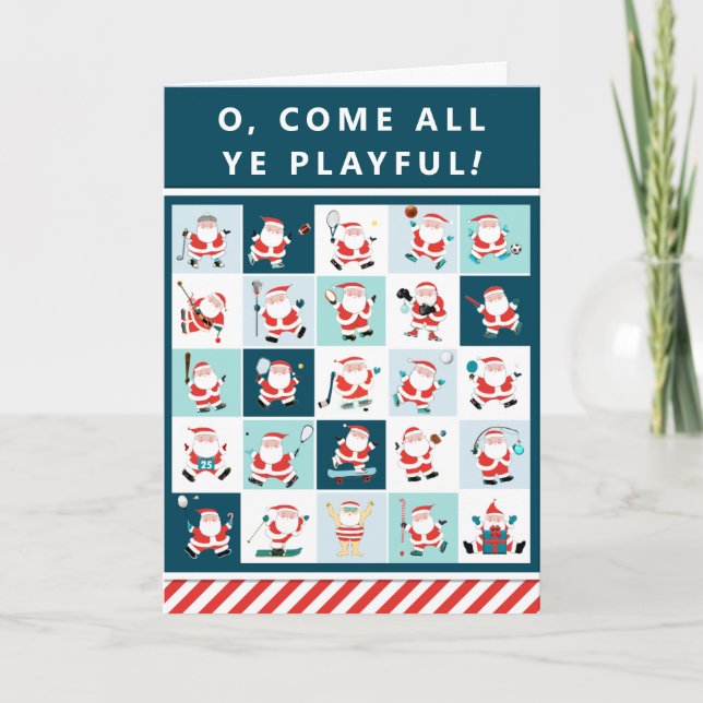 Weihnachtskarten Feiertagskarte (Vorderseite)