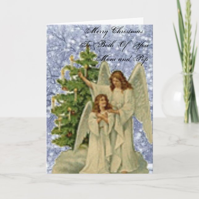 Weihnachtskarten Feiertagskarte (Vorderseite)