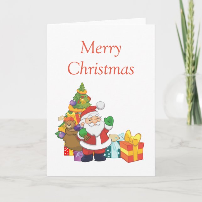 Weihnachtskarten Feiertagskarte (Vorderseite)