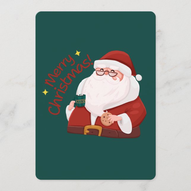 Weihnachtskarten Feiertagskarte (Vorderseite)