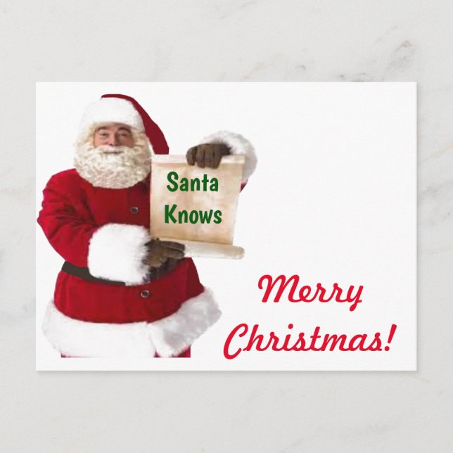 Weihnachtskarten Feiertagspostkarte (Vorderseite)