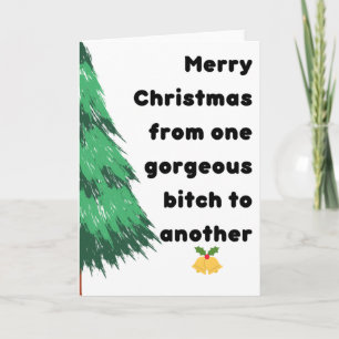 Weihnachtskarten für Frauen Karte