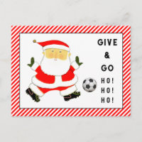Weihnachtskarten für Fußball