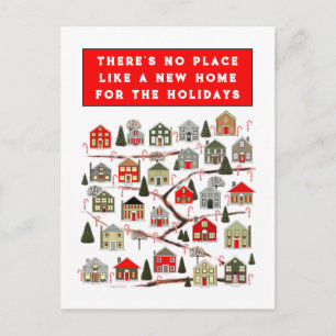 Weihnachtskarten für Immobilienmakler Postkarte