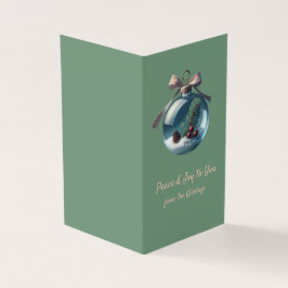 Weihnachtskarten für Vintage Ornamente