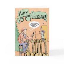 Weihnachtskarten-Gitarren-Ren